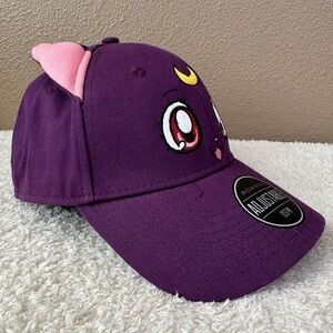 Sailor Moon bioworld Luna Cosplay Cat‎ Ear Hat NWT
